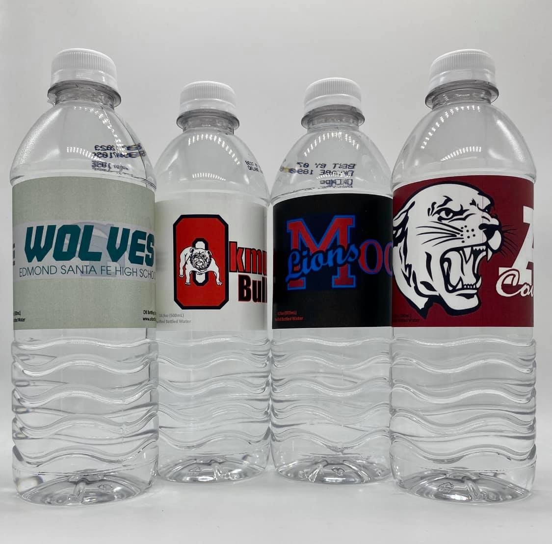 Custom Label Bottled Water for School Events Tulsa