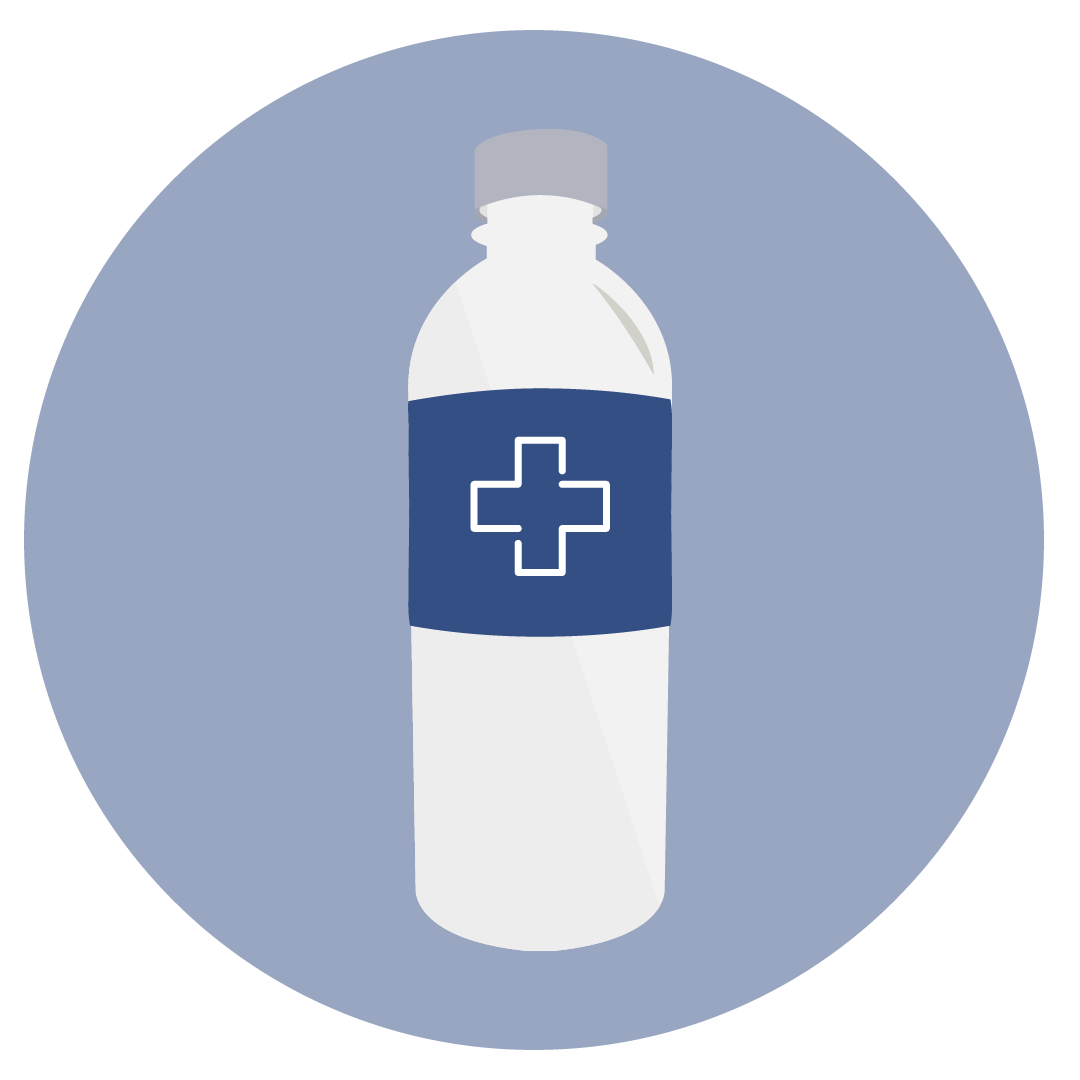 Healthcare Custom Label Bottled Water